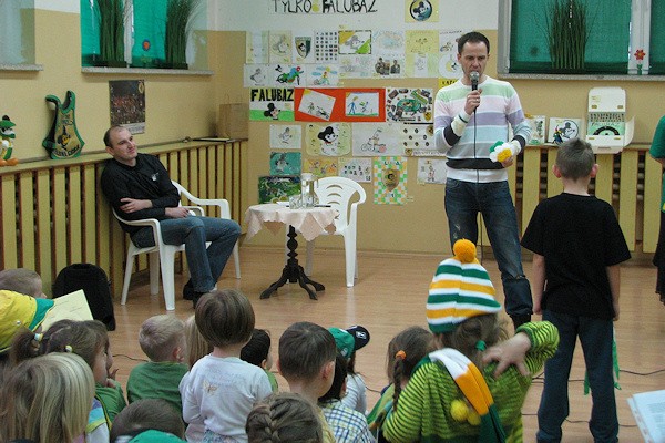 Piotr Protasiewicz w Przedszkolu nr 22