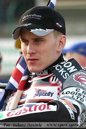 Lee Richardson w barwach zielonogórskiej drużyny