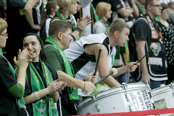 Kibice na meczu Stelmet ZG - PGE Turów Zgorzelec
