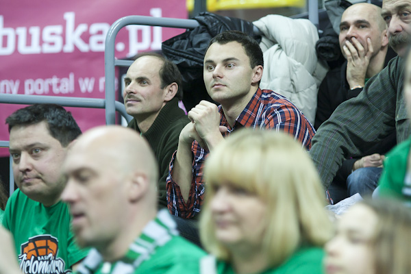 Kibice na meczu Stelmet - Start Gdynia