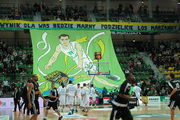 Oprawa meczu z Treflem Sopot