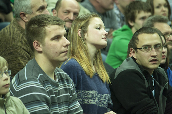 Kibice na meczu Stelmet  - Trefl