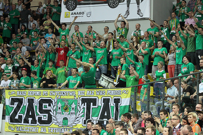 Oprawa 4. finału Stelmet - PGE Turów