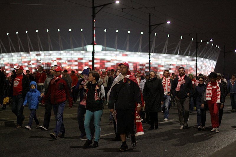Mecz Polska - Szkocja na Stadionie Narodowym