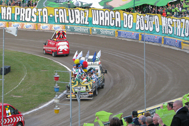 Oprawa meczu Falubaz - PGE Stal Rzeszów