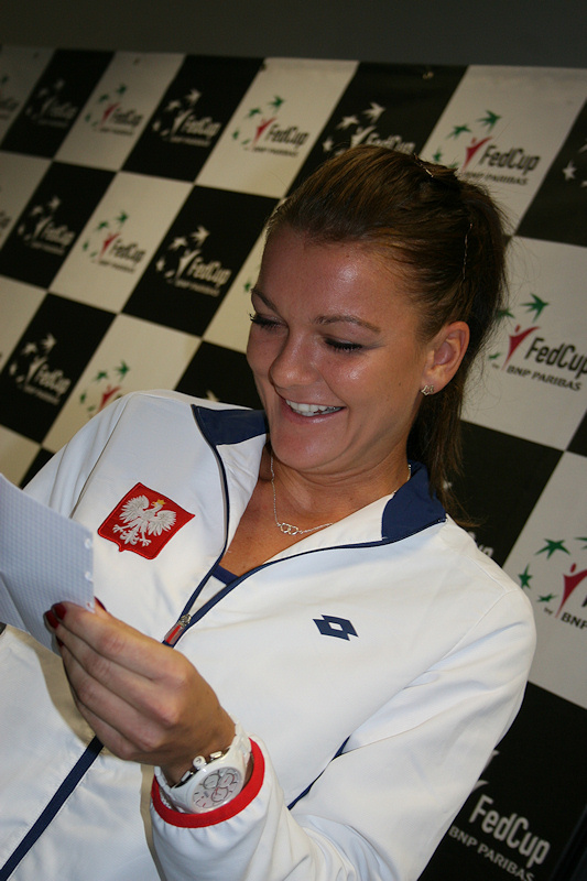Konferencja przed Fed Cup