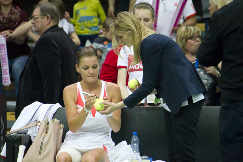 Fed Cup: A.Radwańska - M.Hingis