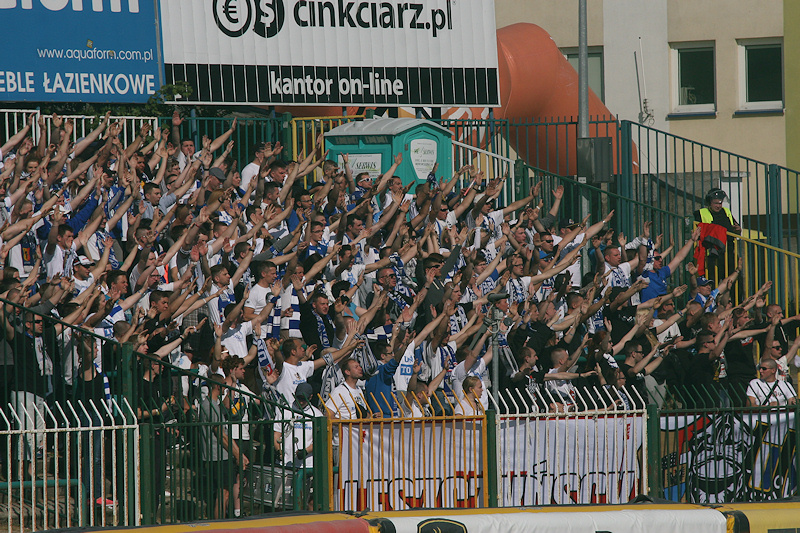 Oprawa meczu Falubaz - Unia Leszno