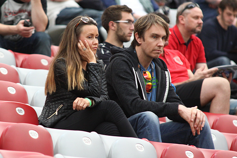 Trening przed Grand Prix Polski na stadionie PGE Narodowy w Warszawie