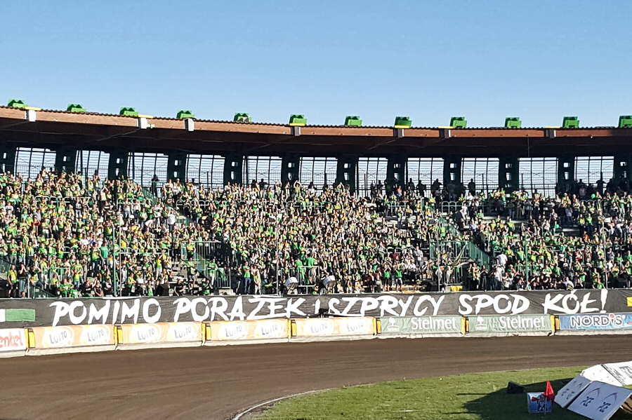 Oprawa meczu Falubaz - Get Well