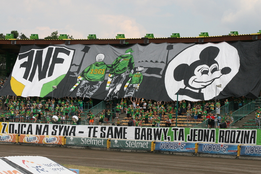 Oprawa meczu Falubaz - Sparta